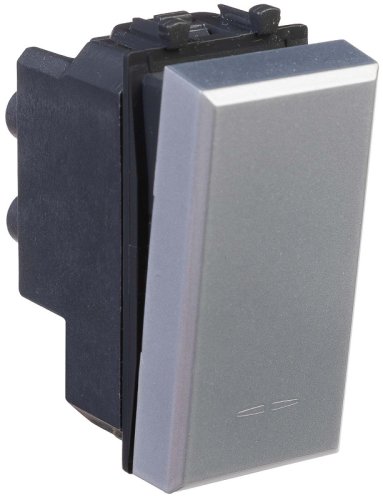 Переключатель модульный DKC Avanti 1-кл. 1 мод. проходной закаленная сталь картинка